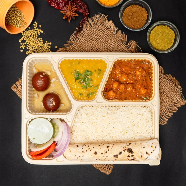 Dhaba Style Chole Full Meal
