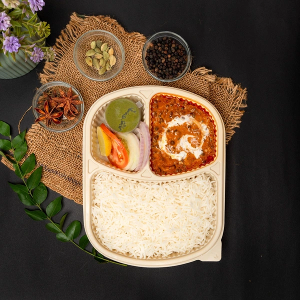 Dal Makhani Rice Meal