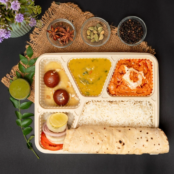 Smoky Butter chicken Full Meal