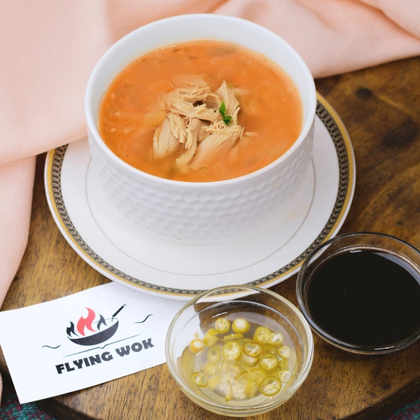 Spicy Schezwan Soup Chicken