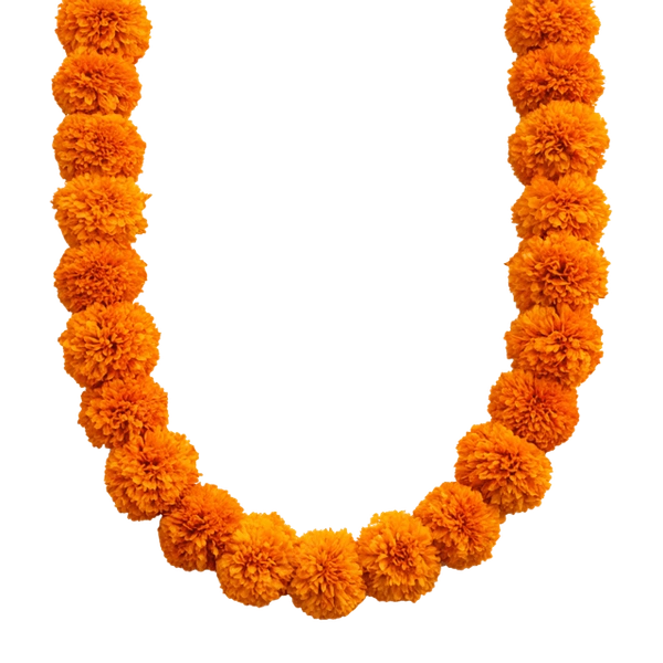 Marigold mala big (orange)