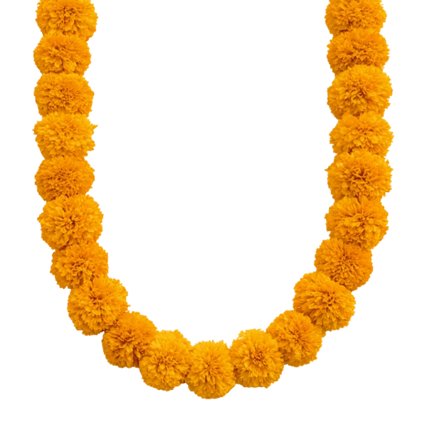 Marigold mala big (Yellow)