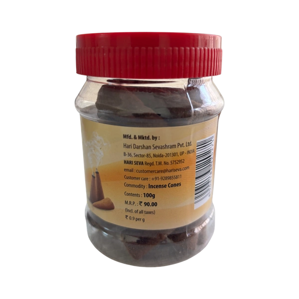Hari Darshan Dhoop Cones - Sandal - 100 Grams