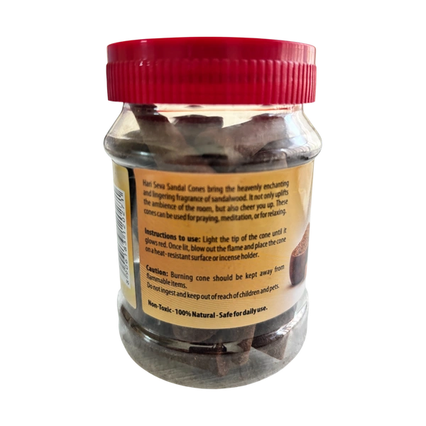 Hari Darshan Dhoop Cones - Sandal - 100 Grams