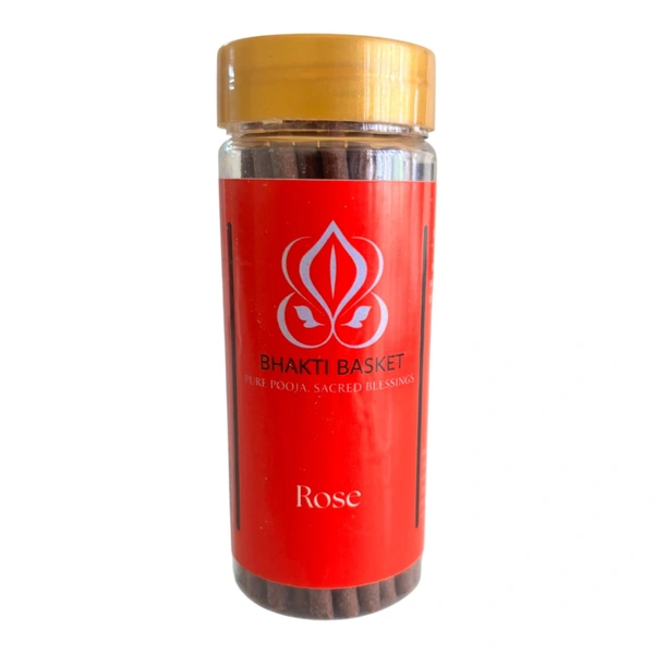 Bhakti Basket Premium Dhoop Sticks - Rose - 40 sticks