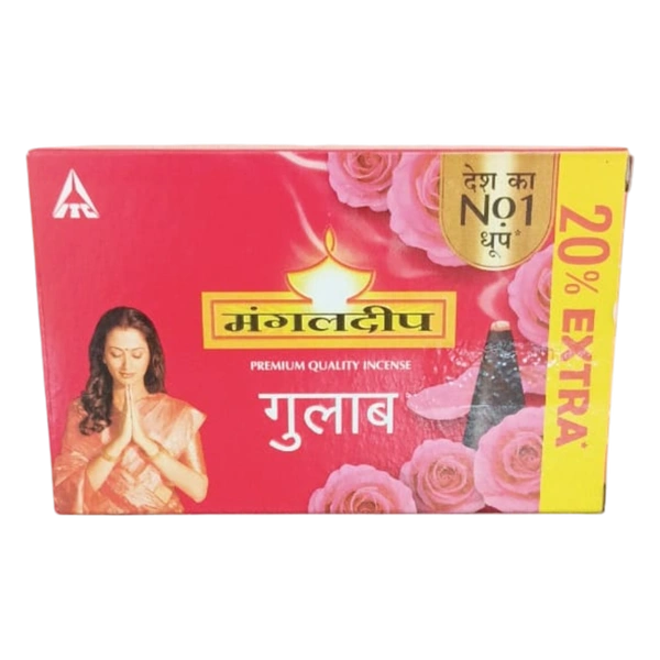 Mangaldeep Dhoop - Rose, 38 grams