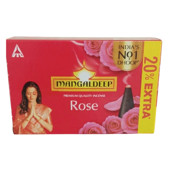 Mangaldeep Dhoop - Rose, 38 grams