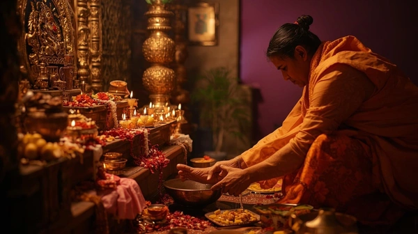 Purush Charnam Pooja (पुरुष चरणामृत पूजा)