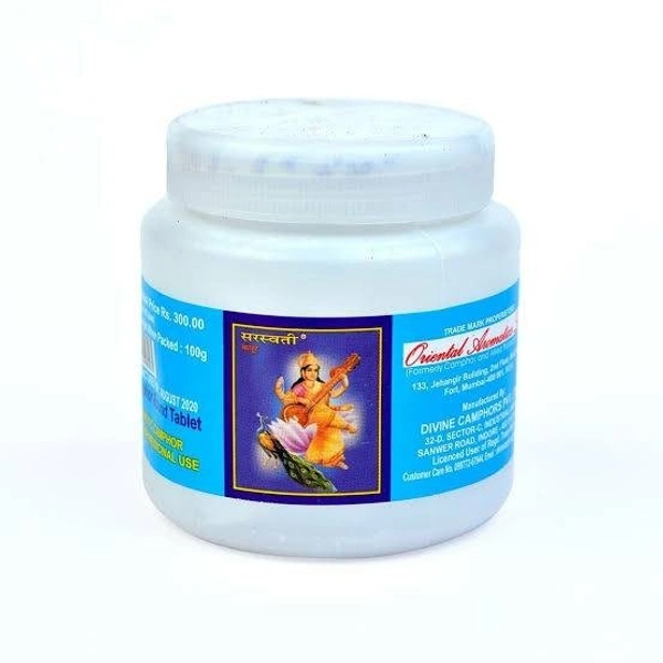Saraswati Camphor / Kapur - 50 Grams