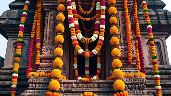 Temple Flower Decoration