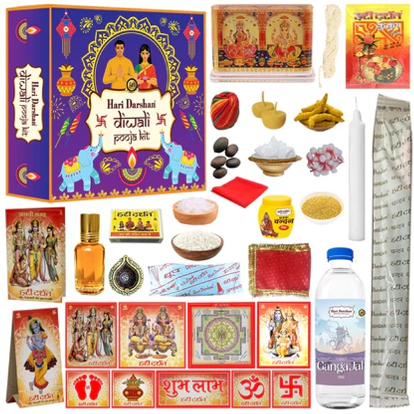Haridarshan Diwali Pooja kit - Complete Ritual Set for Festive Worship