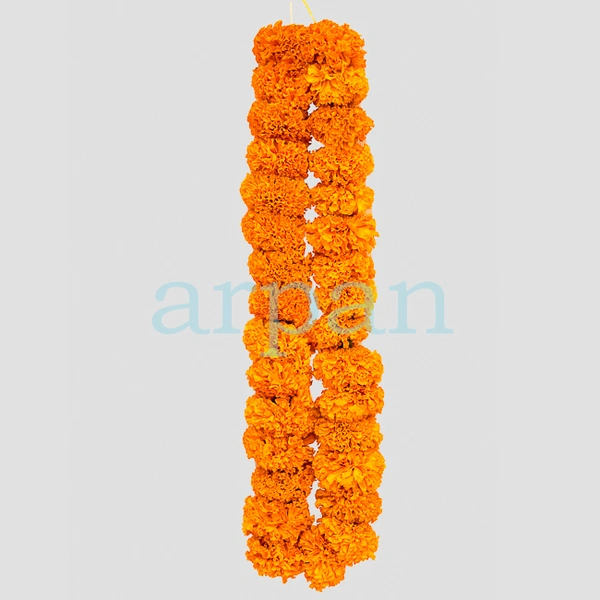 Marigold mala small (orange)