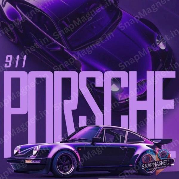 Porsche 911 -Car Fridge Magnet - CFM-002