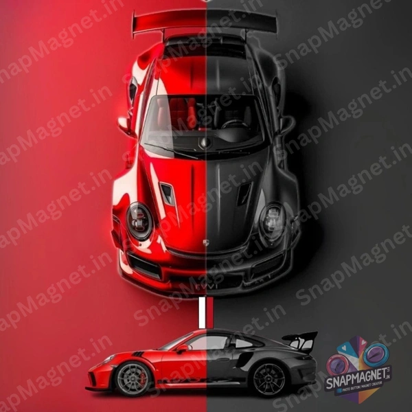 Porsche  -Car Fridge Magnet - CFM-006