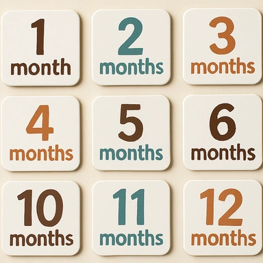 New Born Monthly Journey