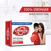 Lifebuoy 100% Stronger Germ Protection Soap, Combo Pack Of 4 ( Buy 3 Get 1 Free) , each 125gm