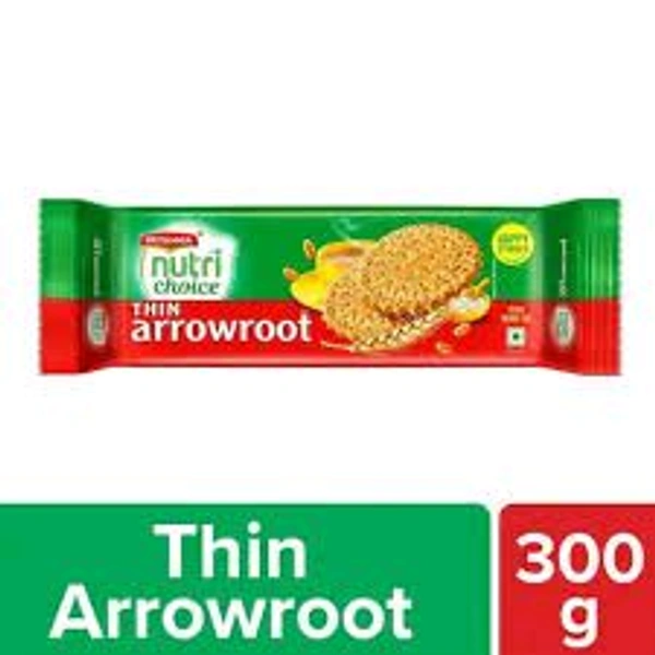 Britannia Nutri Choice Thin Arrowroot Biscuit  - 300gm
