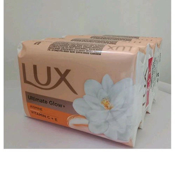 Lux ultimate glow soap jasmine & vitamin C+E  (Buy 3 Get 1 Free) 