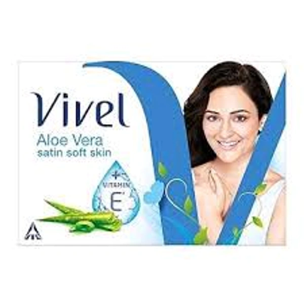 Vivel Aloe Vera Bathing Bar|Combo Pack of 5|Each Soap Of 100g| 500g ( 5×100g)