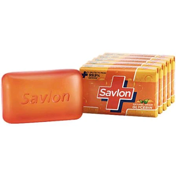 Savlon Glycerine Soap|Soft Skin| Combo Pack Of 4|(75g × 3) + 75g = 300g