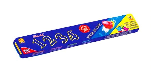 Shakunthala 1234 Incense Sticks  - 80g