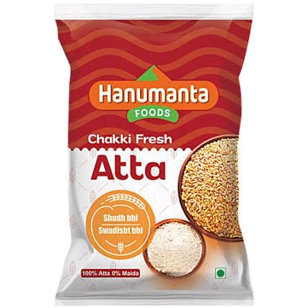 Hanumanta Chakki Fresh Atta - 1kg