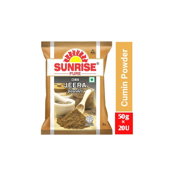 Sunrise Pure Jeera Powder [Cumin Powder] - 1 Kg ( 50g × 20 Units )
