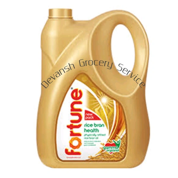 Fortune Refined Rice Bran Oil | Rice Bran Tel| Jar - ( 4.35 Kg )