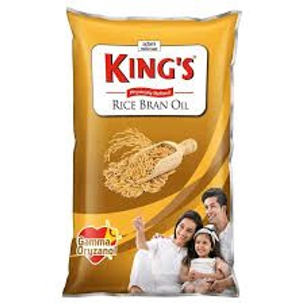 King's Rice Bran Oil | Rice Bran Tel| Pouch  - ( 840 g )
