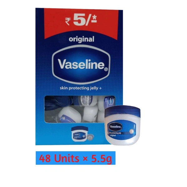 Vaseline Skin Protecting Jelly MRP ₹5 - ( Pack Of 48 Units)