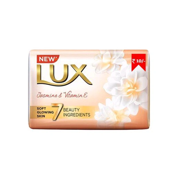 Lux ultimate glow soap jasmine & vitamin C+E, Mrp.₹10 - 1 Dozen ( Pack Of 12 Pcs )
