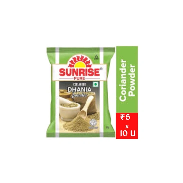 Sunrise Pure Dhania Powder [Coriander Powder]  - 10 Pouches