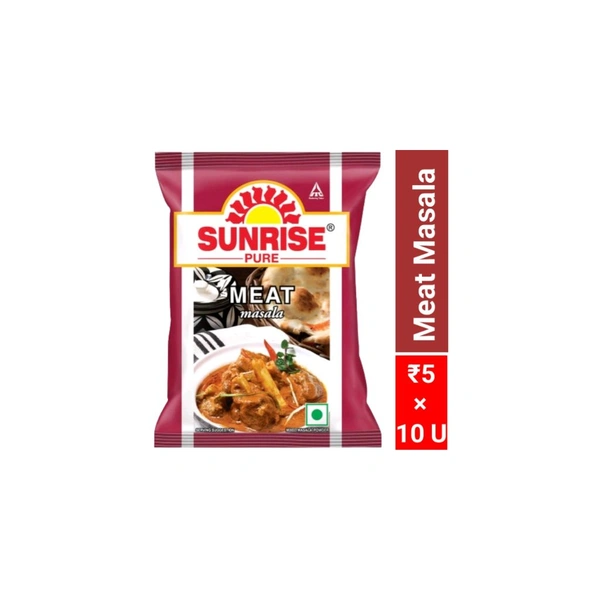Sunrise Pure Meat Masala, Mrp. ₹5 - 10 Pouches