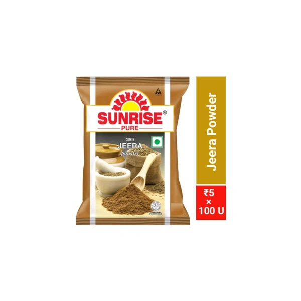 Sunrise Pure Jeera Powder [Cumin Powder] - 100 Pouches