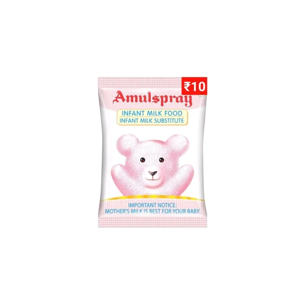 Amul Spray |Infant Milk Food|Infant Substitute  - ( Pack Of 12 Pouches )