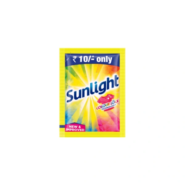 Sunlight Detergent Powder, ₹10 - 1 Bag