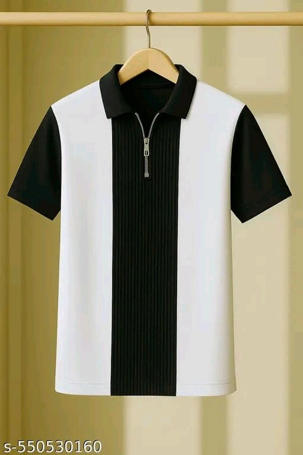 tshirt
Name: tshirt
Fabric: Cotton
Sleeve Length: Short Sleeves
Pattern: Striped
Net Quantity (N): 1
Sizes:
M (Chest Size: 38 in, Length Size: 27 in) 
L (Chest Size: 40 in, Length Size: 28 in) 
XL (Chest Size: 42 in, Length Size: 28.5 in) 