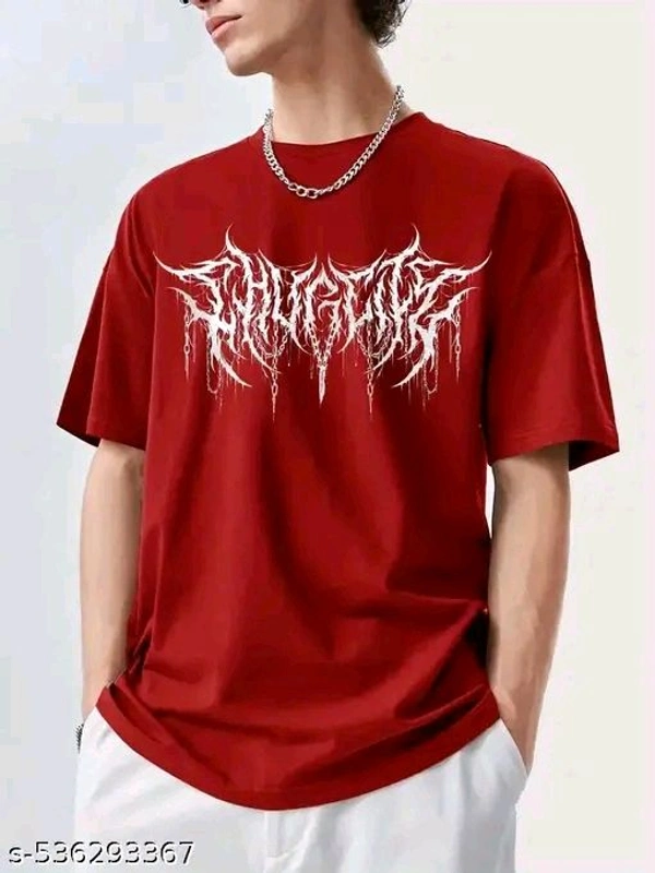 Sixteenlines Gothic Printerd Round Neck Black Colour Oversize T-Shirt
Name: Sixteenlines Gothic Printerd Round 
Fabric: Cotton
Sleeve Length: Three-Quarter Sleeves
Pattern: Printed
Net Quantity (N): 1