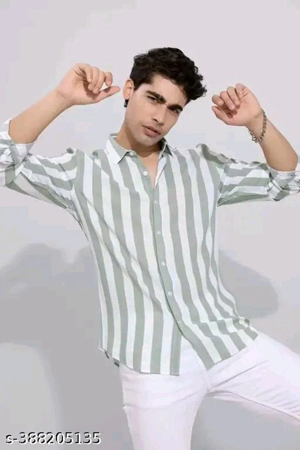 DOMINATE LIFESTYLE solid cotton striped shirts for men
Country of Origin: India - XL, Mint Green