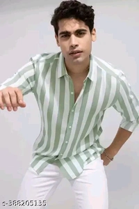 DOMINATE LIFESTYLE solid cotton striped shirts for men
Country of Origin: India - XL, Mint Green