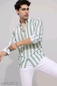 DOMINATE LIFESTYLE solid cotton striped shirts for men
Country of Origin: India - XL, Mint Green