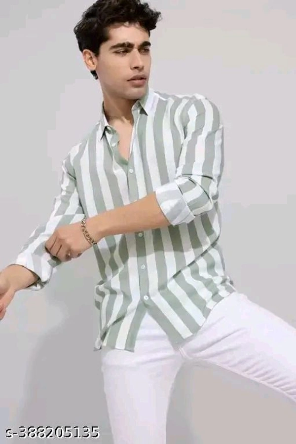 DOMINATE LIFESTYLE solid cotton striped shirts for men
Country of Origin: India - XL, Mint Green
