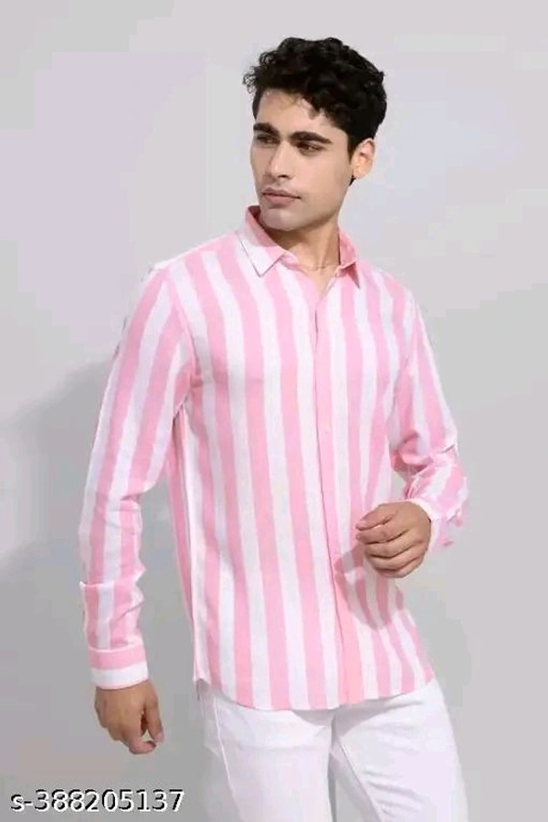 DOMINATE LIFESTYLE solid cotton striped shirts for men
Country of Origin: India - XL, Blush Pink