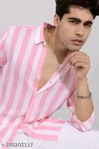 DOMINATE LIFESTYLE solid cotton striped shirts for men
Country of Origin: India - XL, Blush Pink