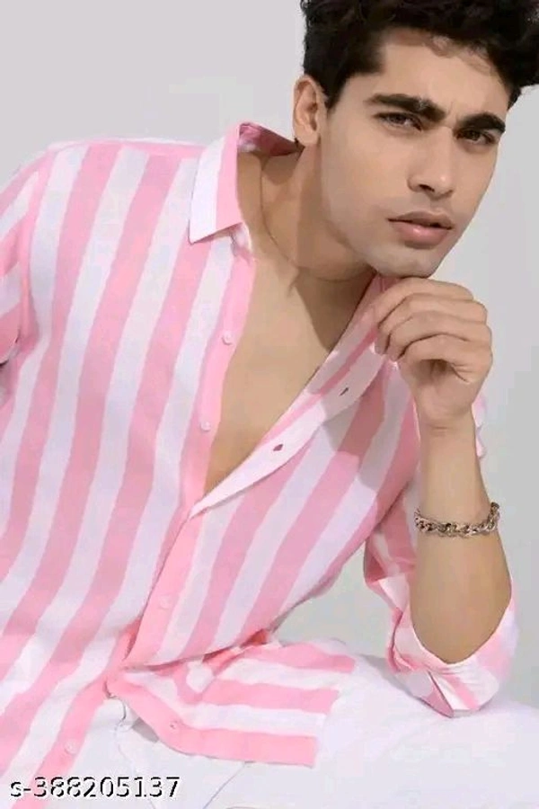 DOMINATE LIFESTYLE solid cotton striped shirts for men
Country of Origin: India - XL, Blush Pink