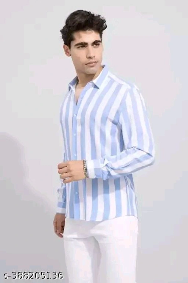 DOMINATE LIFESTYLE solid cotton striped shirts for men
Country of Origin: India - S, Cyan Aqua