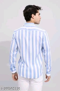 DOMINATE LIFESTYLE solid cotton striped shirts for men
Country of Origin: India - S, Cyan Aqua