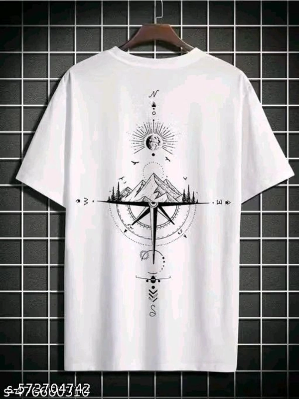 Trendy Men Round Neck Printed Oversize Cotton Blend Tshirt
Country of Origin: India - White, XXL