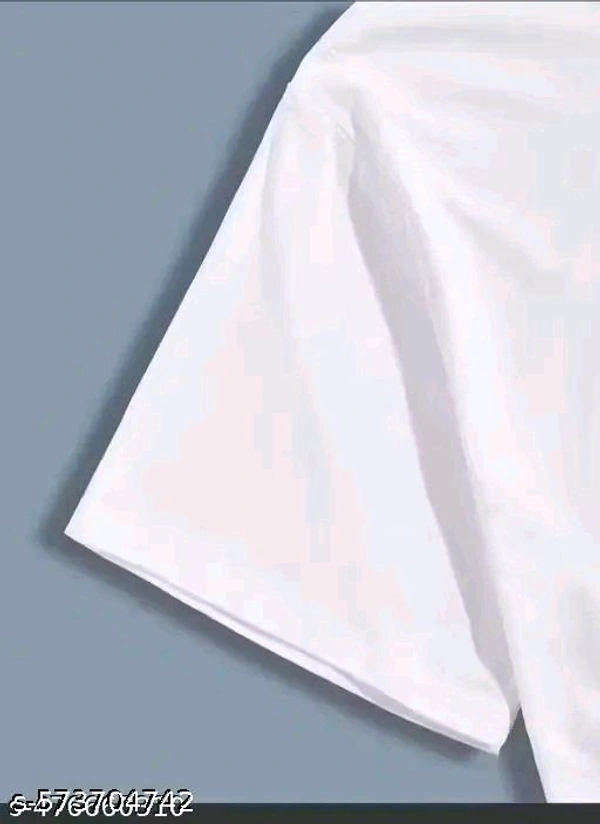 Trendy Men Round Neck Printed Oversize Cotton Blend Tshirt
Country of Origin: India - White, XXL
