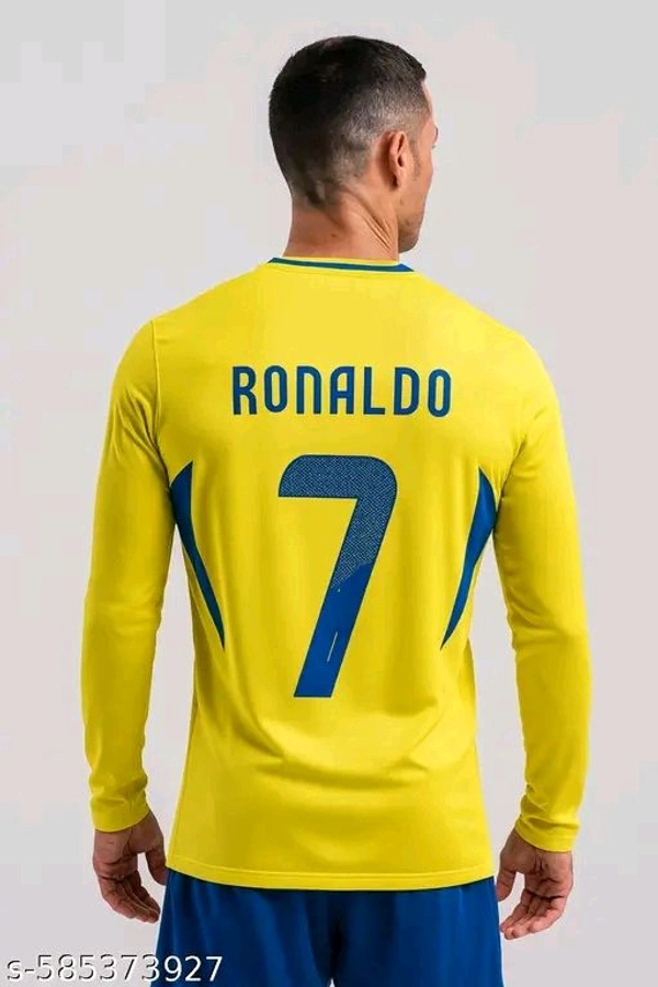 Al nasser Jersey,Al nasser Ronaldo Jersey,Al nasser Jersey For Men,Al nasser Football Jersey,Al nasr Men Full Sleeve,2024 Football Jersey,Ronaldo 7 Jersey,Ronaldo 7 Yellow Football team Jersey For Men Full Sleeve 2024 - M